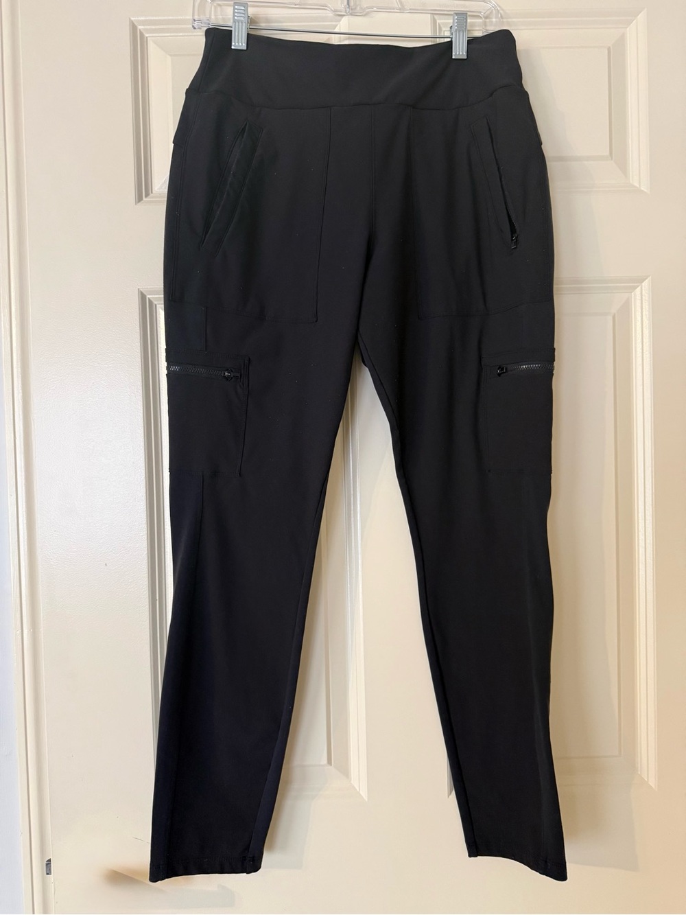 Athleta Black Zip-Pocket Performance Joggers